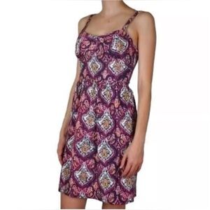 J. Crew Paisley Medallion Mini Sundress Slip Dress size 6